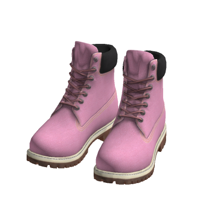 Pink Boots Timbs Aesthetic Streetwear Shoes