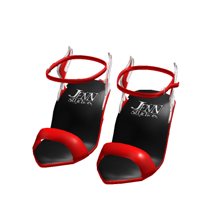 Couture Flame Heels Red/White - It Girl