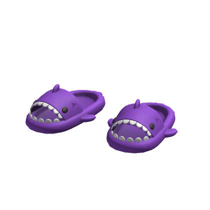 Purple Shark Slippers thumbnail
