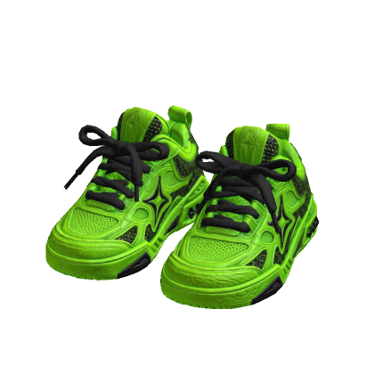 Nova Designer Sneakers Lime Green