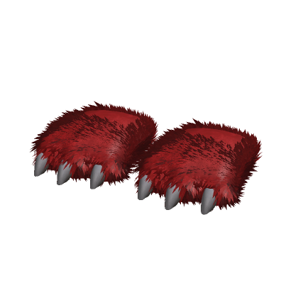 Monster slippers [Red]
