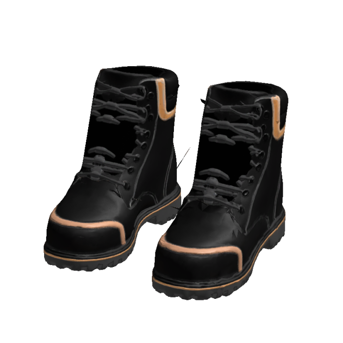 Neon Ember Work Boots