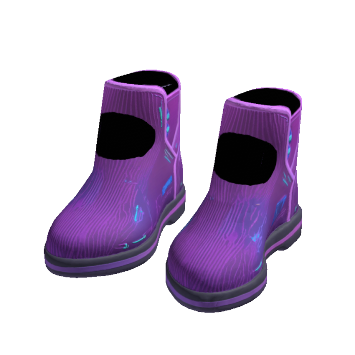 Neon Fiber Strand Boots