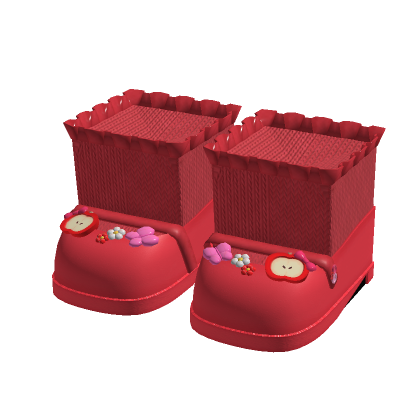 ♡ cute igari mori kei red apple mary janes thumbnail