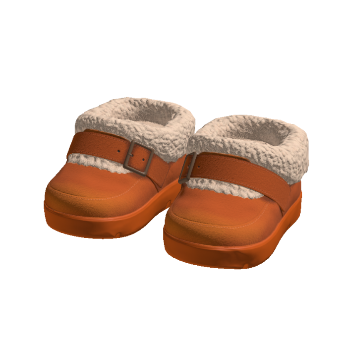 Orange Buckle Shoes 3.0