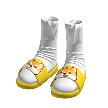 Cartoon Puppy Sock Slippers[MAX]