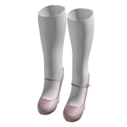 ☆ pink wedge heels with socks (It-girl ver.)