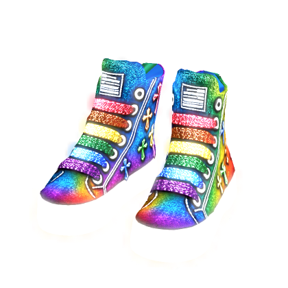 Emissive Colorful Chunky Shoes