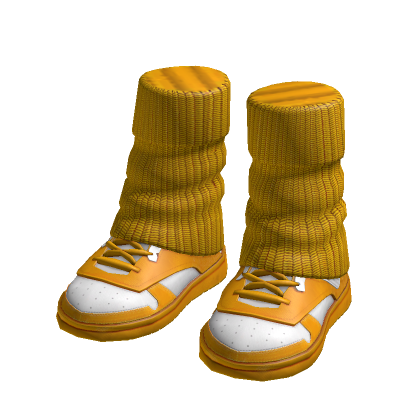 sneakers w leg warmers