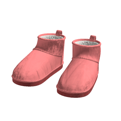Suede Boots in Pink