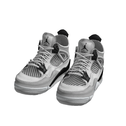 Air Jrn 4s V2 (White Grey)