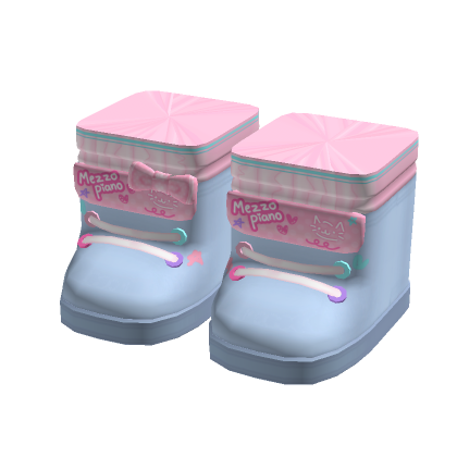 Adorable Kawaii Light Denim Pink Mezzo Piano Shoes