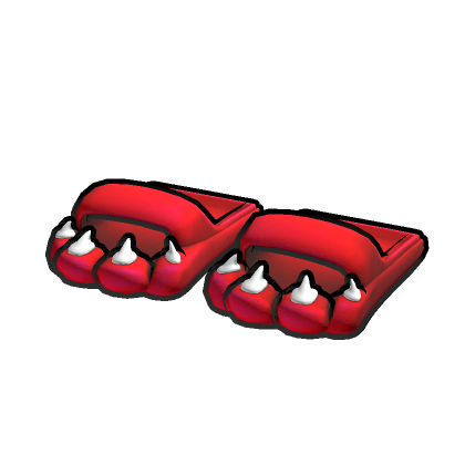 Red Cartoony Dino Slides