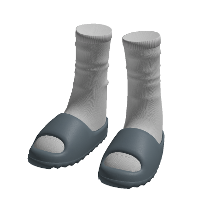 Grey Comfort Slides