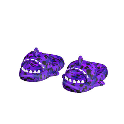 purple camo shark slides thumbnail