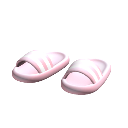 Pink Striped Slides thumbnail