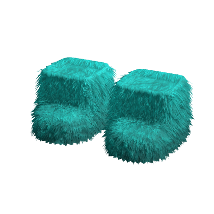 Teal Fur Boots