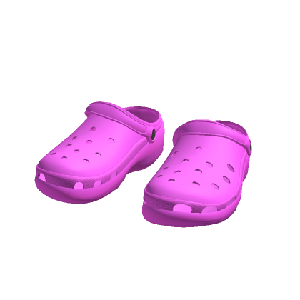 Pink Crocs