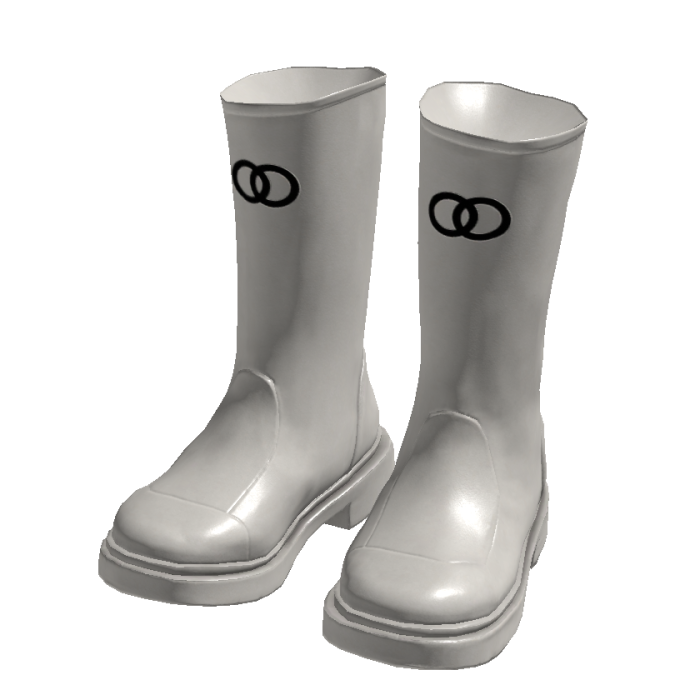 CC Rain Boots White