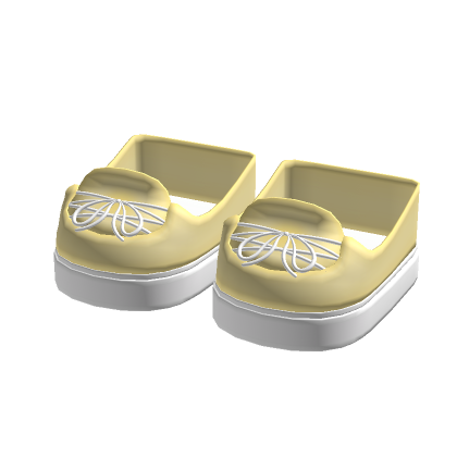 adorable yellow sneakers