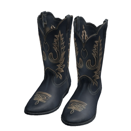 American Cowboy Boots (Western & Navy)