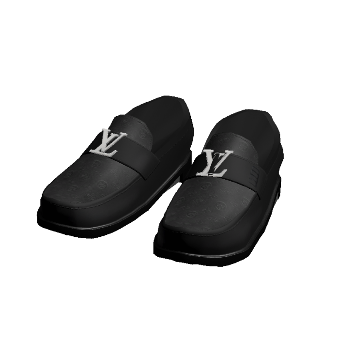 Black Suede Designer Loafers