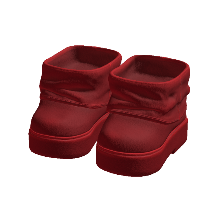 Red Cozy Fur Boots 3.0