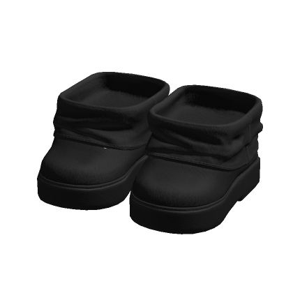 Black Cozy Fur Boots 1.0