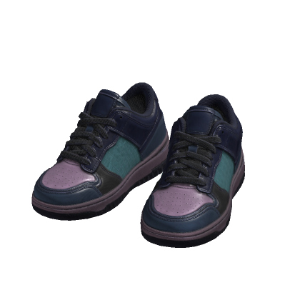 Colorful Designer Sneakers (Ocean)