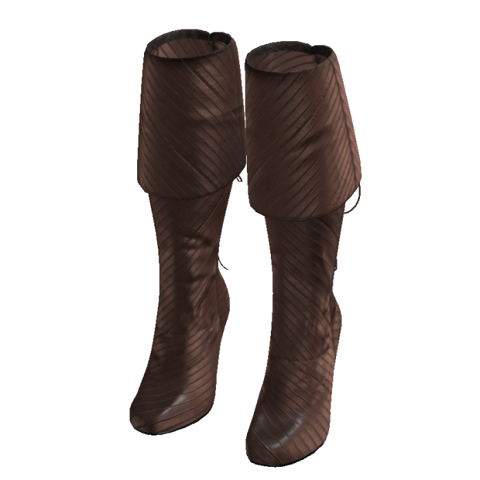 Horn Pirate Boots (Stripes)