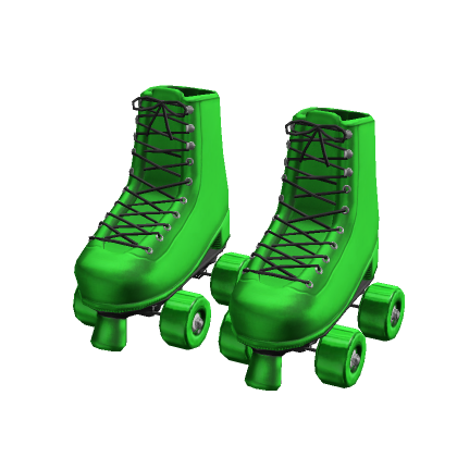 Green Roller Skates