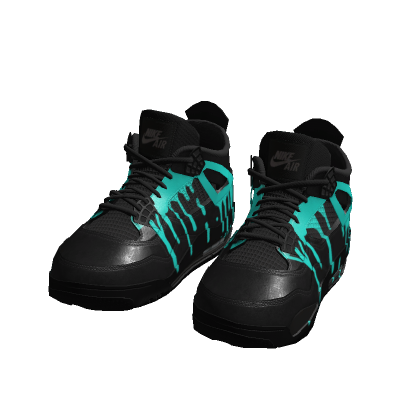 Black Custom drippy Jord 4s