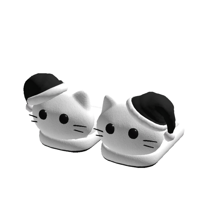 ♡ Christmas Kitty Slippers