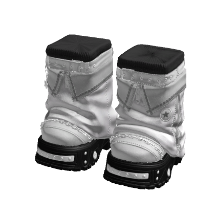 Y2K Stylish Arctic Boots White