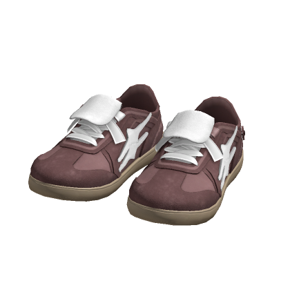 Flipped Tongue Star Shoe Dark Red thumbnail