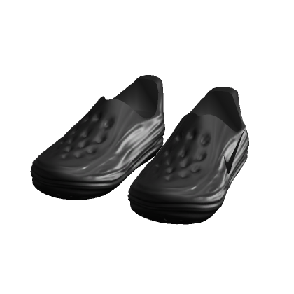 Black Nike ReactX Sandles thumbnail