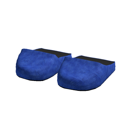 Mar Fur Slides (Blue)
