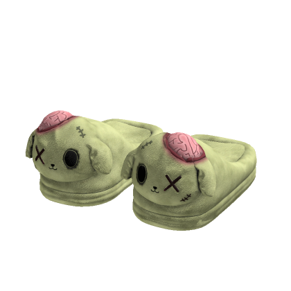 Zombie Bear Slippers