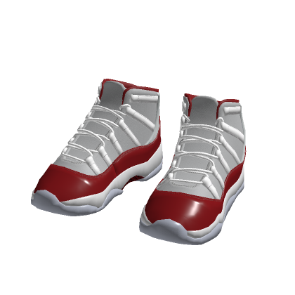 Red and White Jord 11s thumbnail