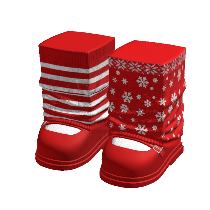 3.0 Doll Platform Shoes Christmas Warmers Boots