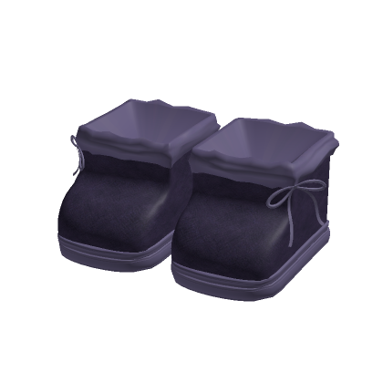 cute purple fluffy winter boots