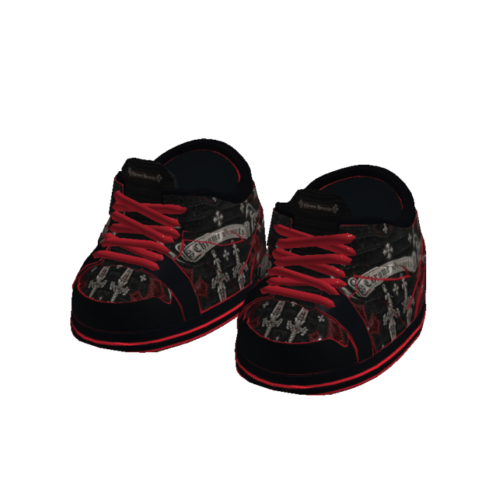 Chrome Hearts Boy Rig Shoes [ Red ]