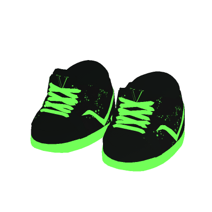 Glowing Boy Rig Shoes [ Neon Green ]