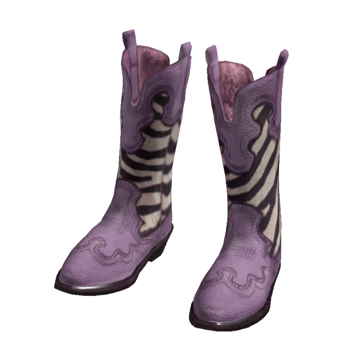 Purple Zebra Vintage Western Cowgirl Boots