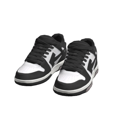 Luxury Arrow Designer Sneakers Black & White