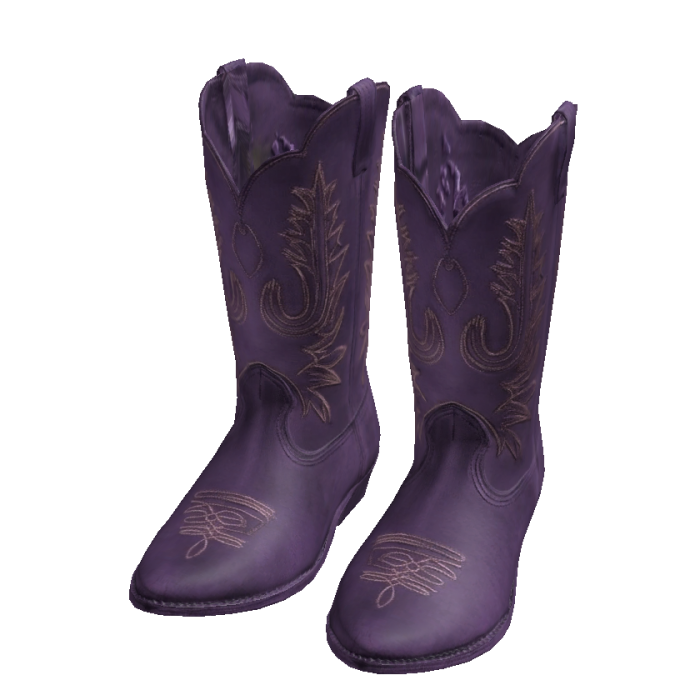 American Cowboy Boots (Western & Purple)