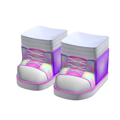 ♡ cute kawaii purple rainbow tweencore sneakers