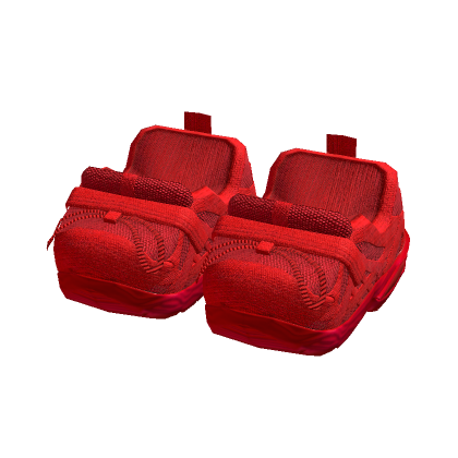 red chunky sneakers