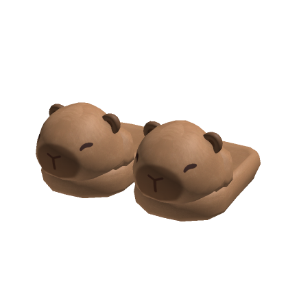 Capybara Slippers