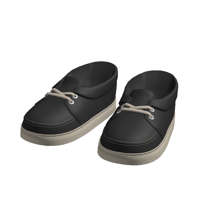 Black Low Top Skater Shoes
